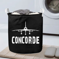 Thumbnail for Concorde & Plane Designed Laundry Baskets
