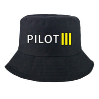 Thumbnail for Pilot & Stripes (3 Lines) Designed Summer & Stylish Hats