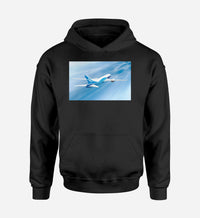 Thumbnail for Beautiful Painting of Boeing 787 Dreamliner Designed Hoodies