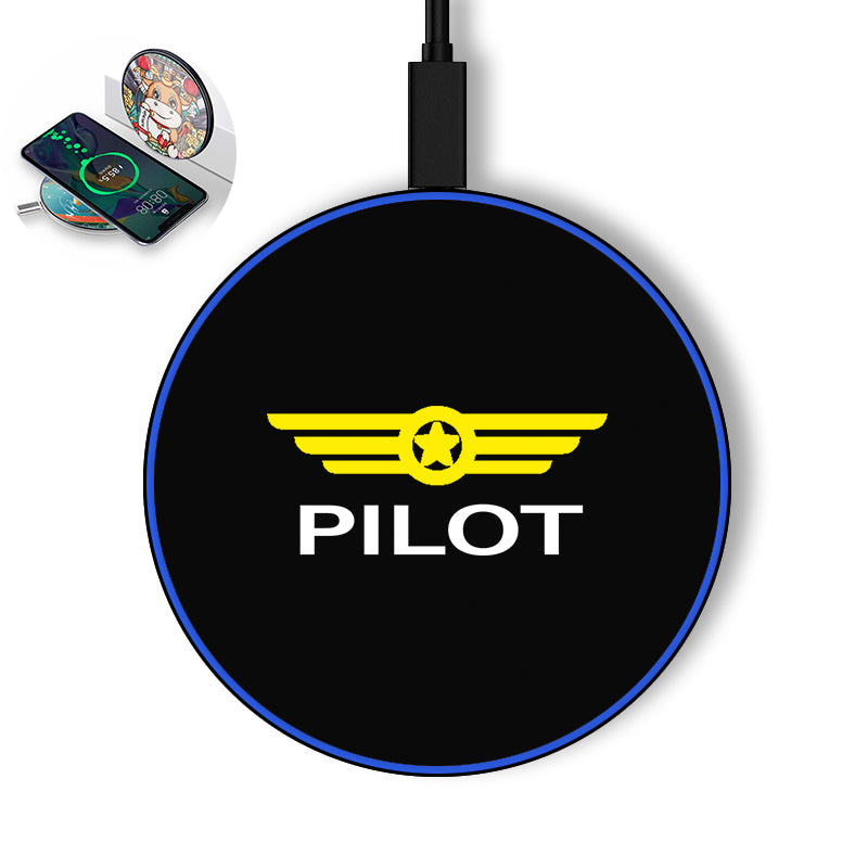 Pilot & Badge Designed Wireless Chargers
