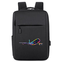 Thumbnail for Multicolor Airplane Designed Super Travel Bags