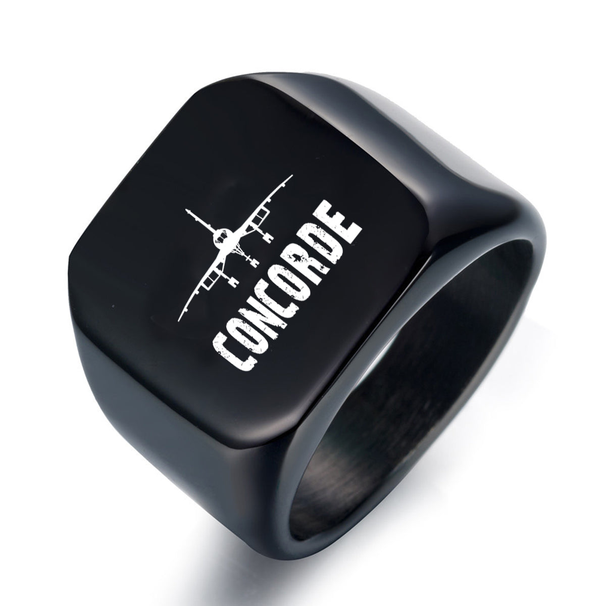 Concorde & Plane Designed Men Rings