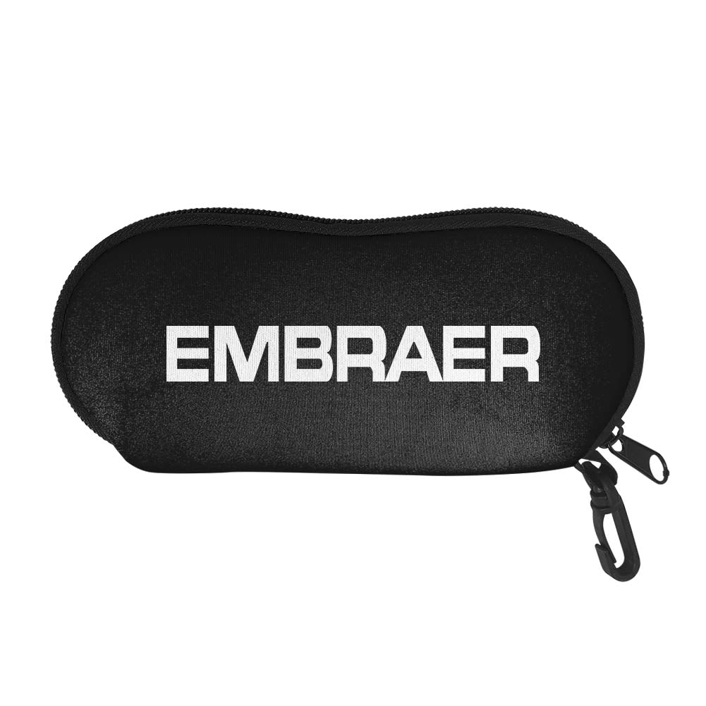 Embraer & Text Designed Glasses Bag