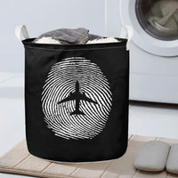 Thumbnail for Aviation Finger Print Designed Laundry Baskets