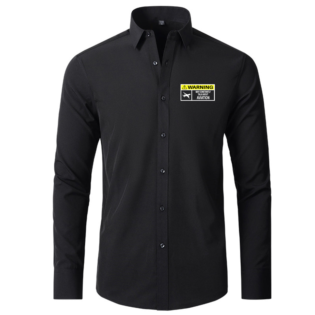 Warning May Constantly Talk About Aviation Designed Long Sleeve Shirts