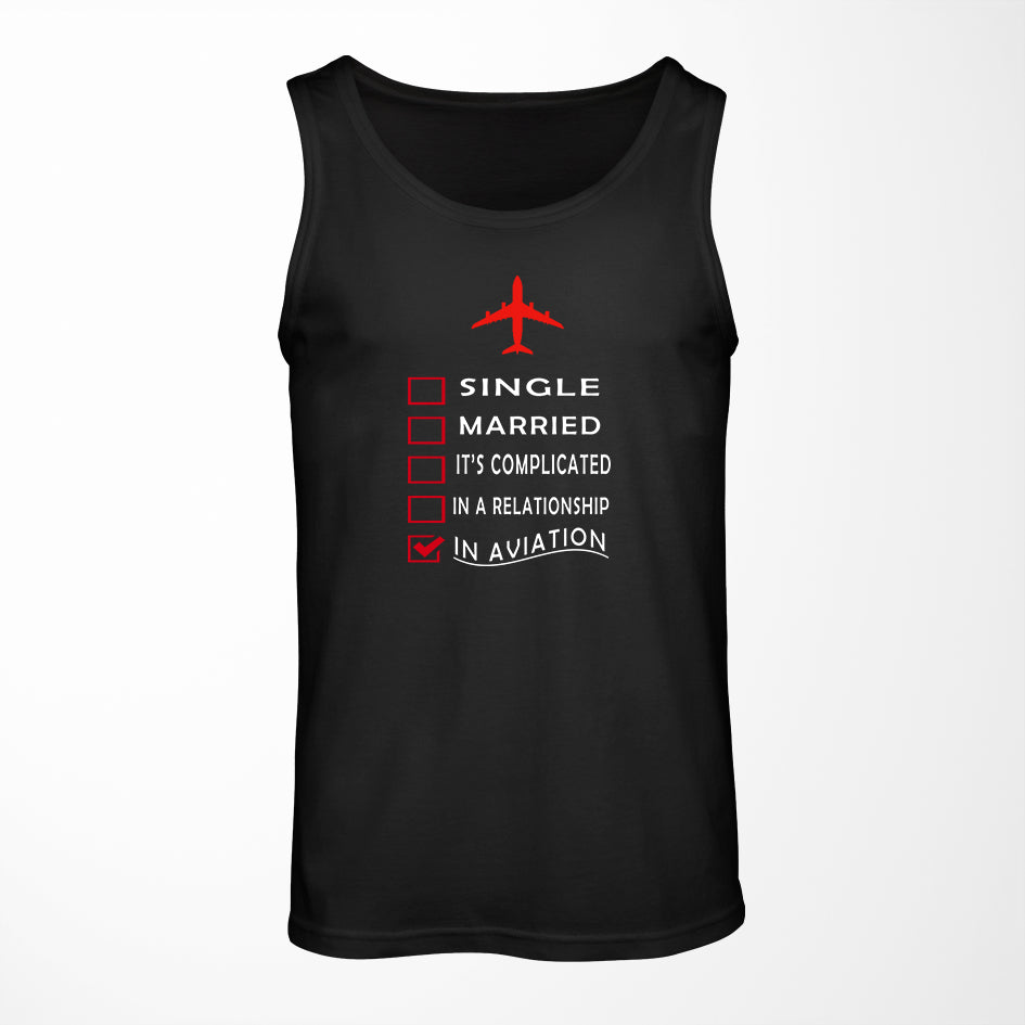 In Aviation Designed Tank Tops