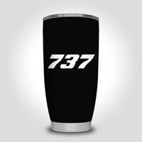 Thumbnail for 737 Flat Text Designed Tumbler Travel Mugs