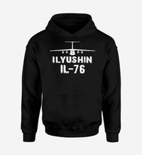 Thumbnail for ILyushin IL-76 & Plane Designed Hoodies