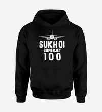 Thumbnail for Sukhoi Superjet 100 & Plane Designed Hoodies