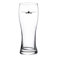 Thumbnail for Airbus A320 Silhouette Designed Pilsner Beer Glasses