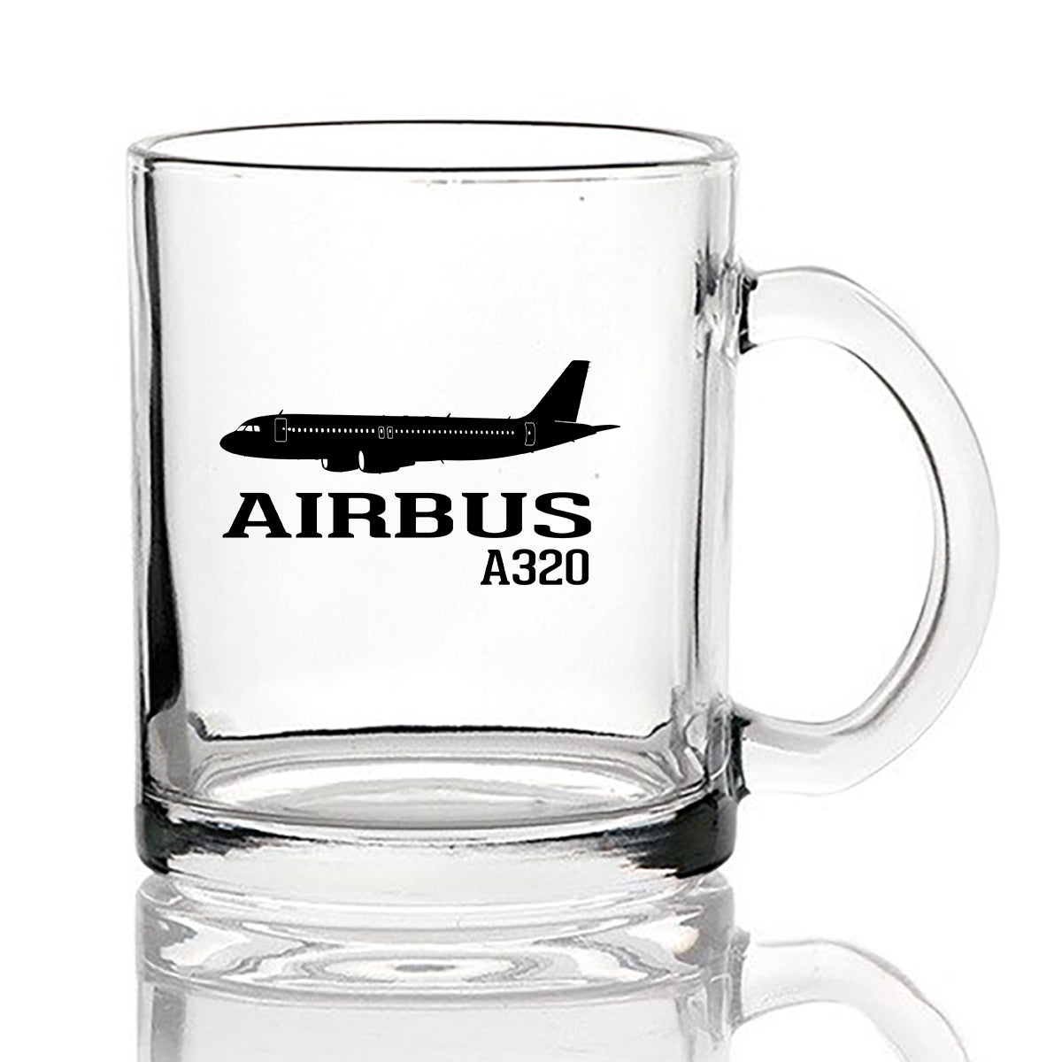 Airbus A320 Printed Designed Coffee & Tea Glasses