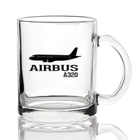 Thumbnail for Airbus A320 Printed Designed Coffee & Tea Glasses