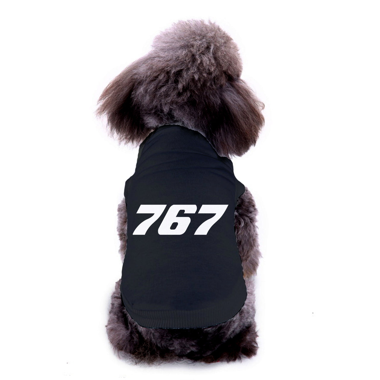 767 Flat Text Designed Dog Pet Vests