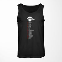 Thumbnail for Aviation Alphabet Designed Tank Tops