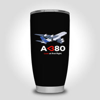 Thumbnail for Airbus A380 Love at first flight Designed Tumbler Travel Mugs