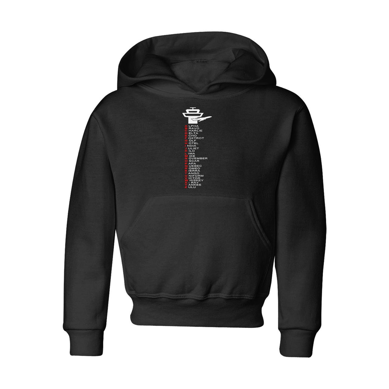 Aviation Alphabet Designed "CHILDREN" Hoodies