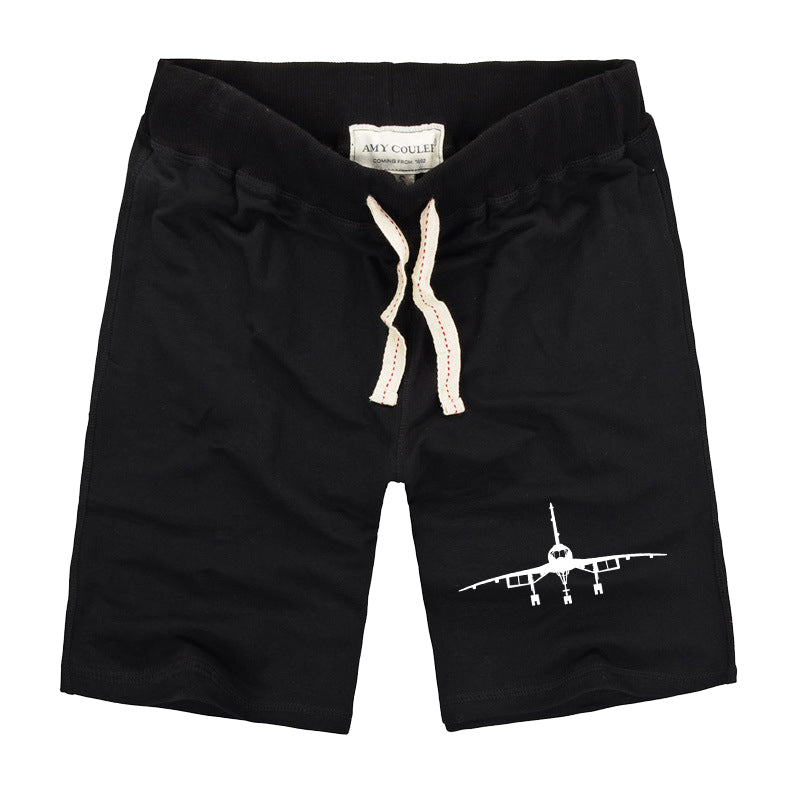 Concorde Silhouette Designed Cotton Shorts