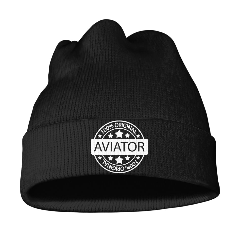 %100 Original Aviator Knit 3D Beanies