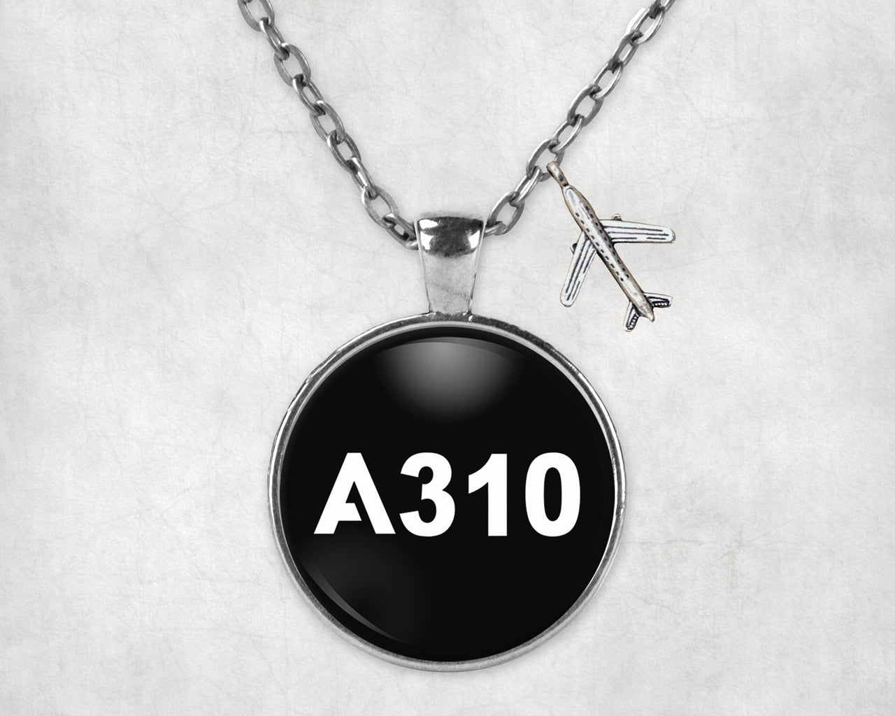 A310 Flat Text Designed Necklaces