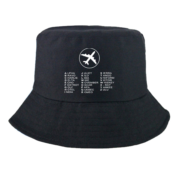 Aviation Alphabet 2 Designed Summer & Stylish Hats