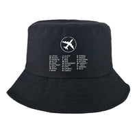 Thumbnail for Aviation Alphabet 2 Designed Summer & Stylish Hats