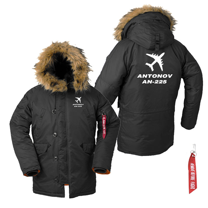 Antonov AN-225 (28) Designed Parka Bomber Jackets