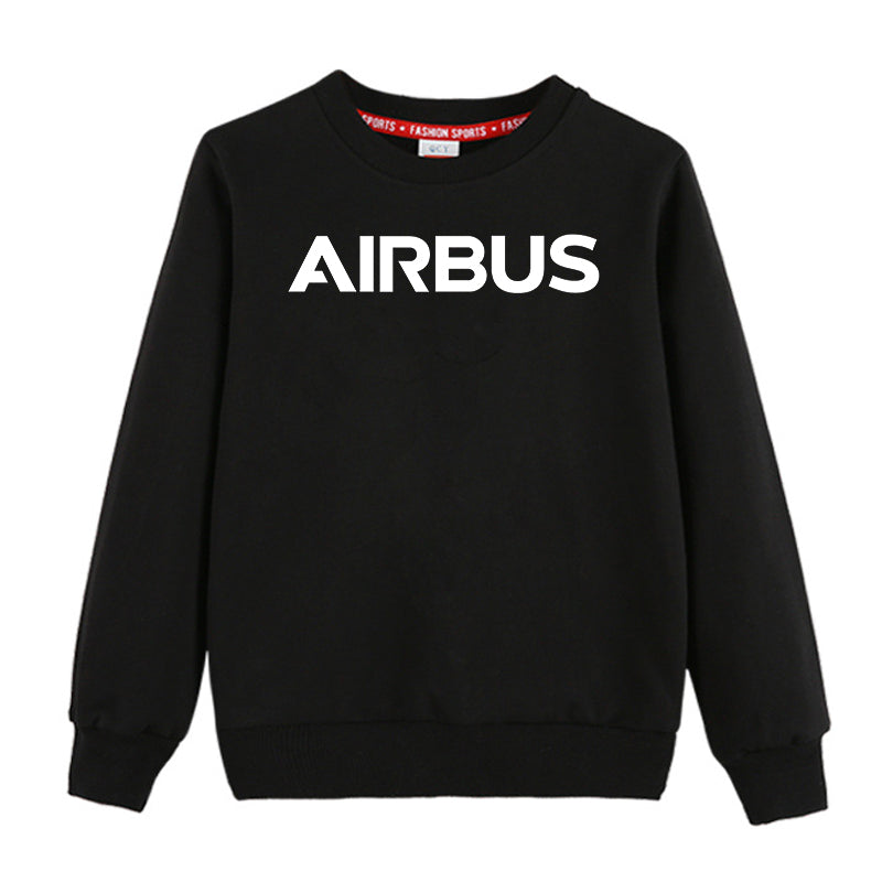 Airbus & Text Designed "CHILDREN" Sweatshirts
