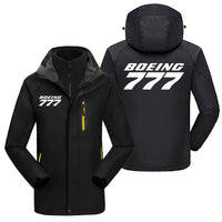 Thumbnail for Boeing 777 & Text Designed Thick Skiing Jackets