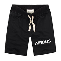 Thumbnail for Airbus & Text Designed Cotton Shorts