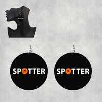 Thumbnail for Spotter Designed Wooden Drop Earrings