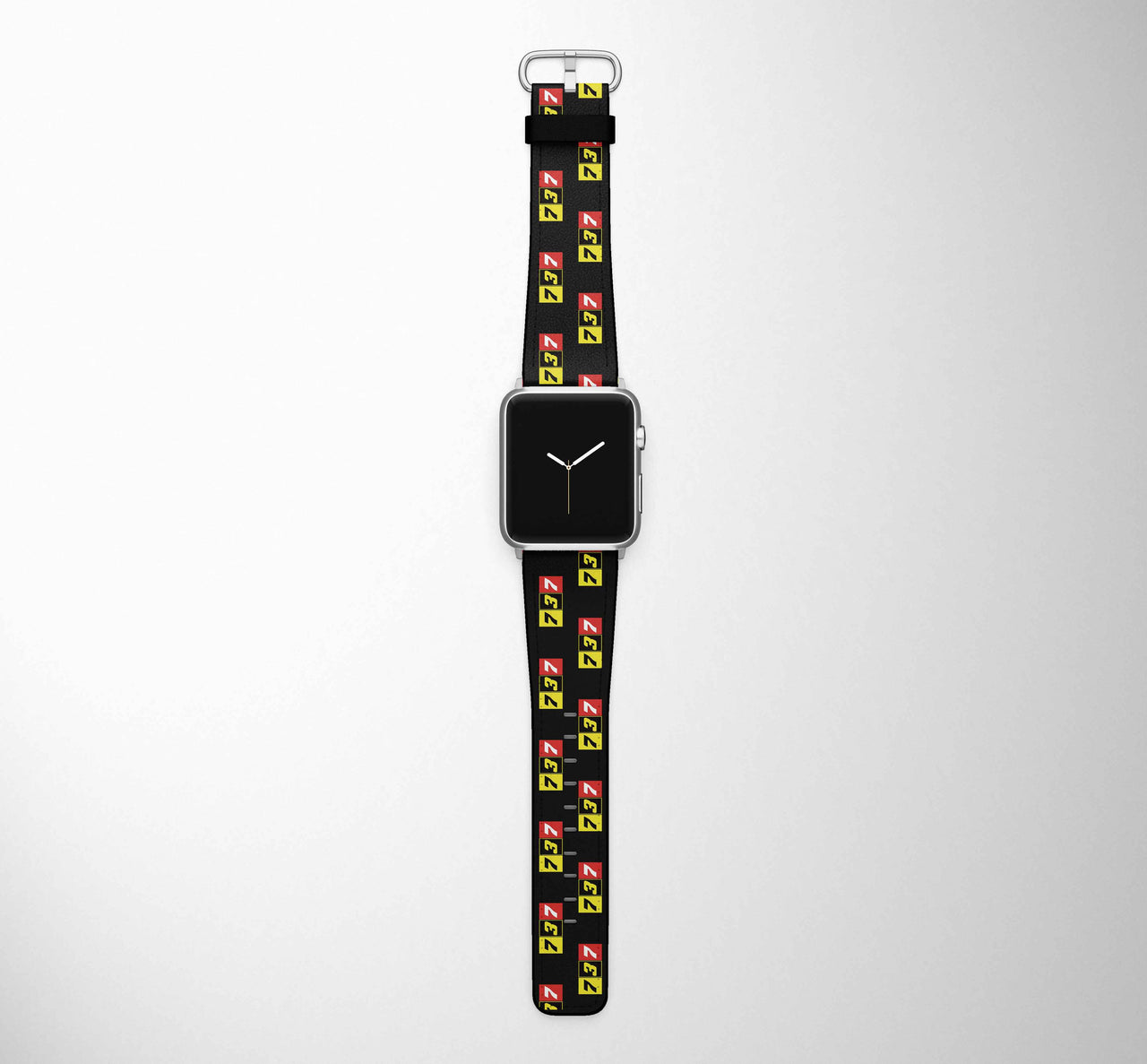 Flat Colourful 737 Designed Leather Apple Watch Straps