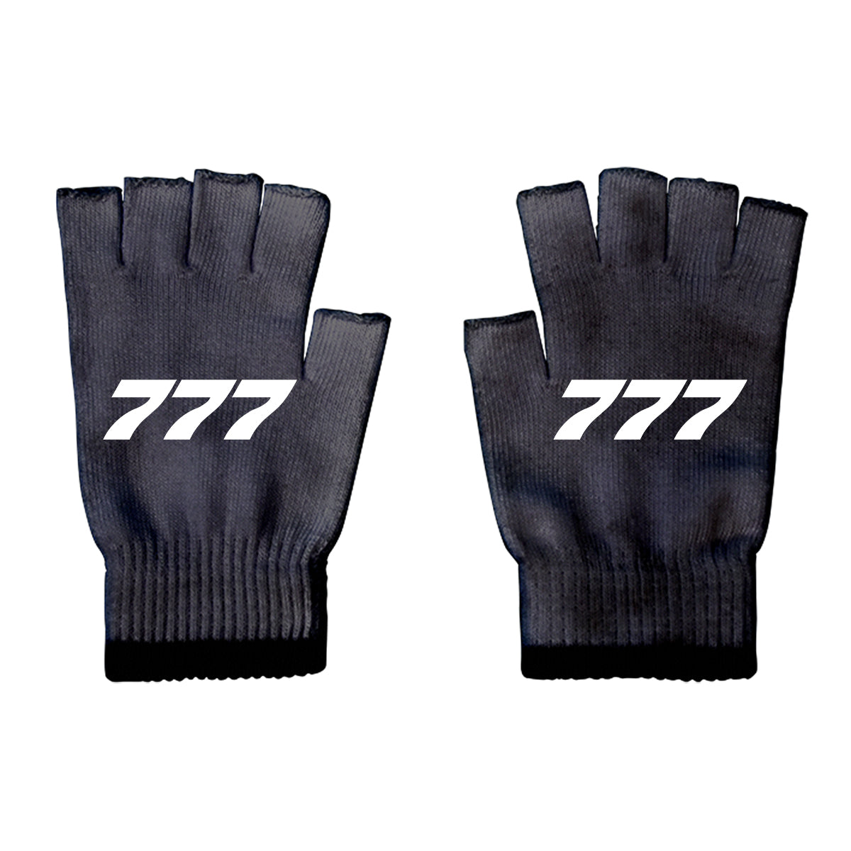777 Flat Text Designed Cut Gloves
