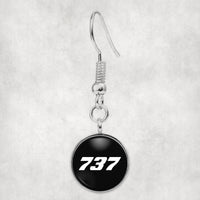 Thumbnail for 737 Flat Text Designed Earrings