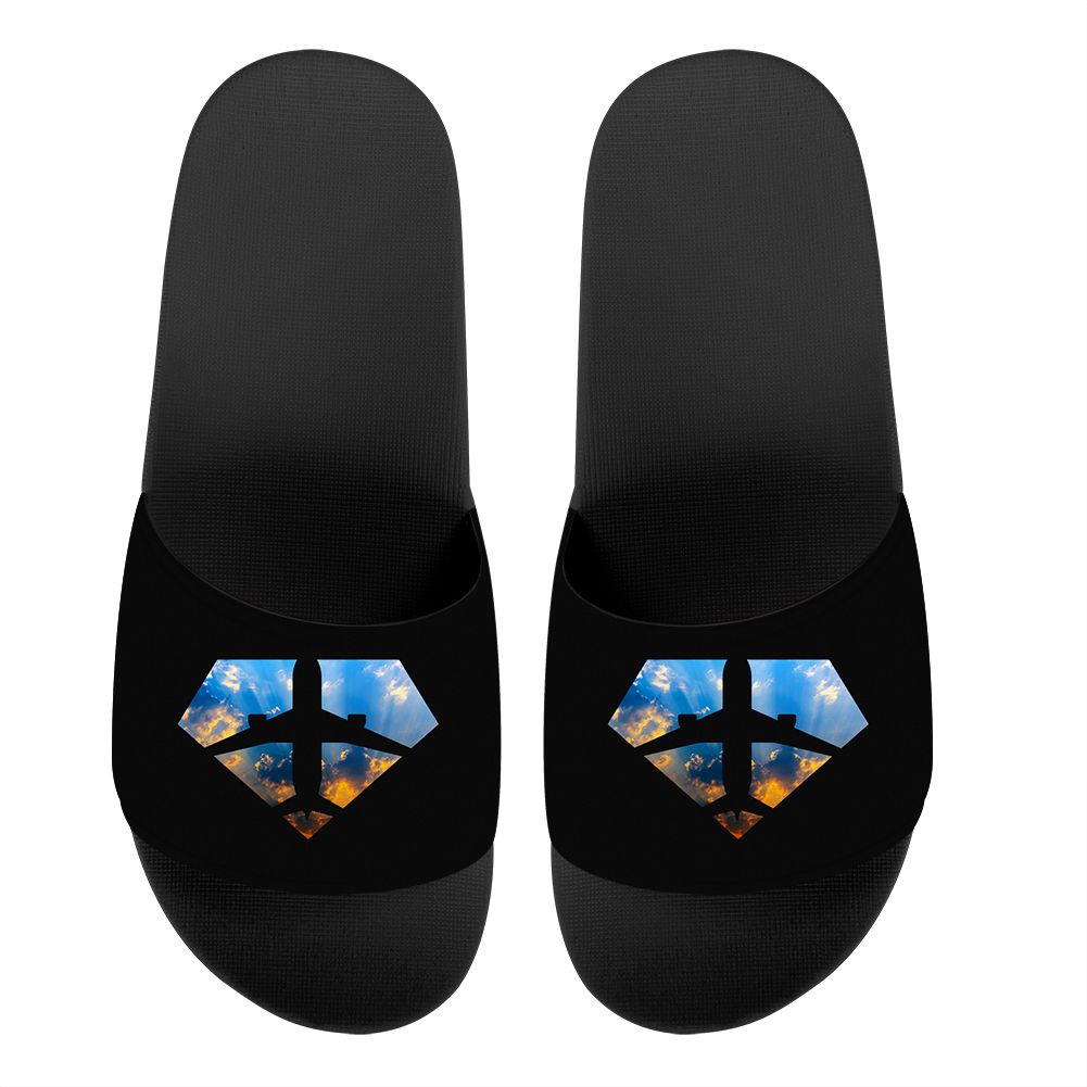 Supermen of The Skies (Sunrise) Designed Sport Slippers