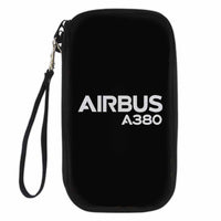 Thumbnail for Airbus A380 & Text Designed Travel Cases & Wallets