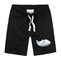 Thumbnail for Antonov 225 Side Profile Designed Cotton Shorts