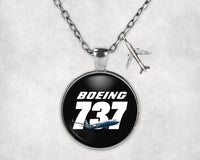 Thumbnail for Super Boeing 737+Text Designed Necklaces