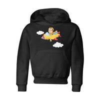 Thumbnail for Cartoon Little Boy Operating Plane Designed 