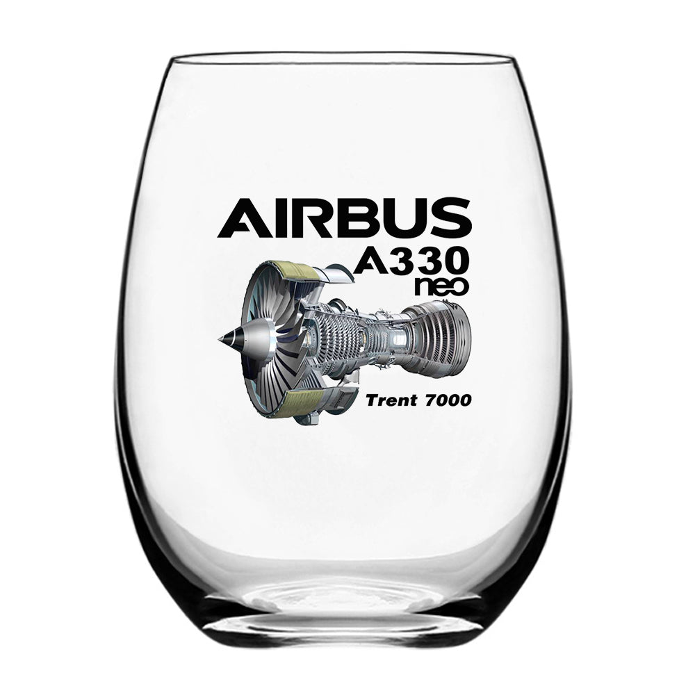 Airbus A330neo & Trent 7000 Designed Beer & Water Glasses