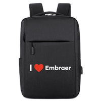 Thumbnail for I Love Embraer Designed Super Travel Bags