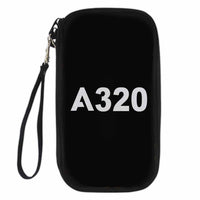 Thumbnail for A320 Flat Text Designed Travel Cases & Wallets