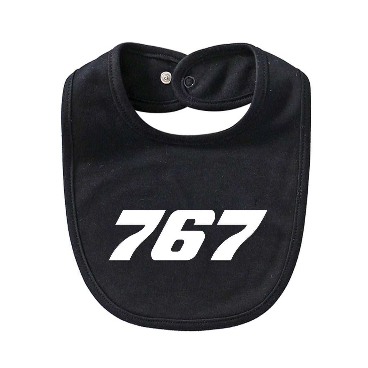 767 Flat Text Designed Baby Saliva & Feeding Towels