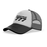 Thumbnail for Boeing 777 & Text Designed Trucker Caps & Hats