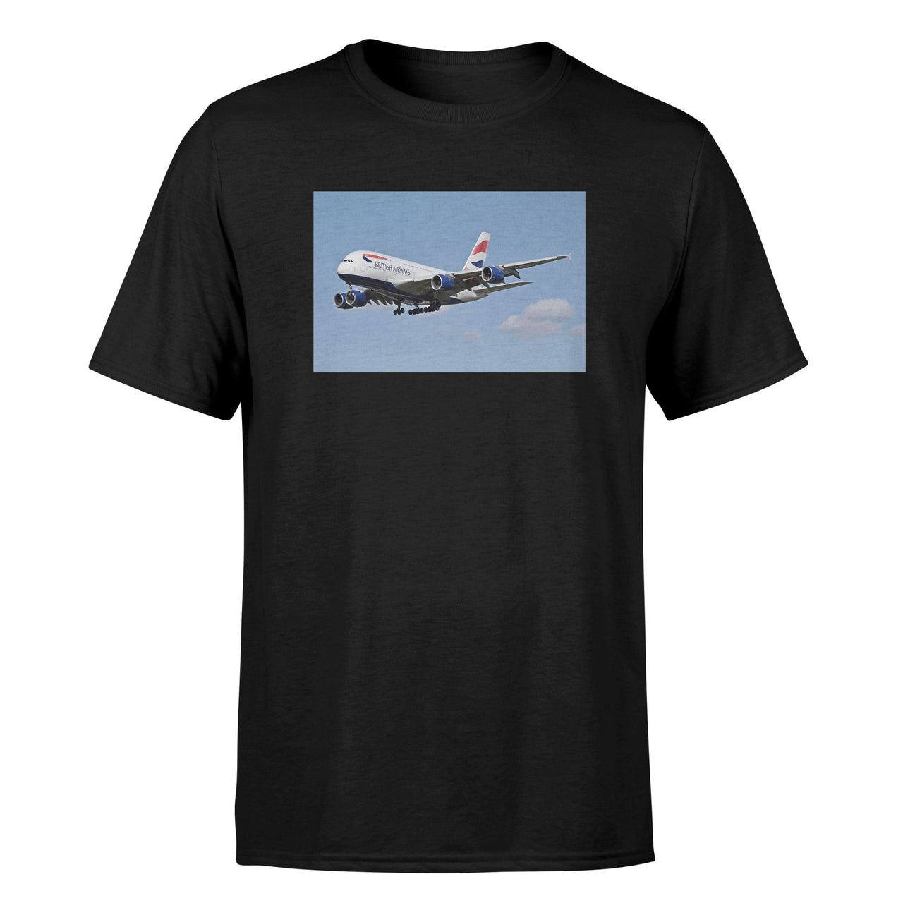 Landing British Airways A380 Designed T-Shirts