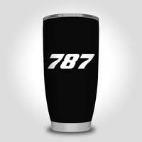 Thumbnail for 787 Flat Text Designed Tumbler Travel Mugs