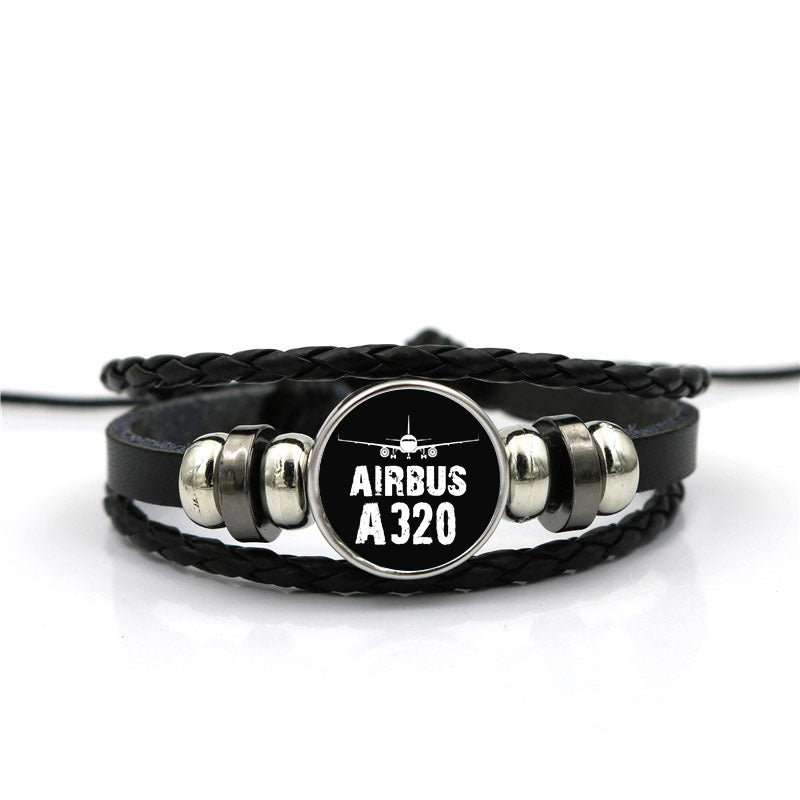 Airbus A320 & Plane Designed Leather Bracelets