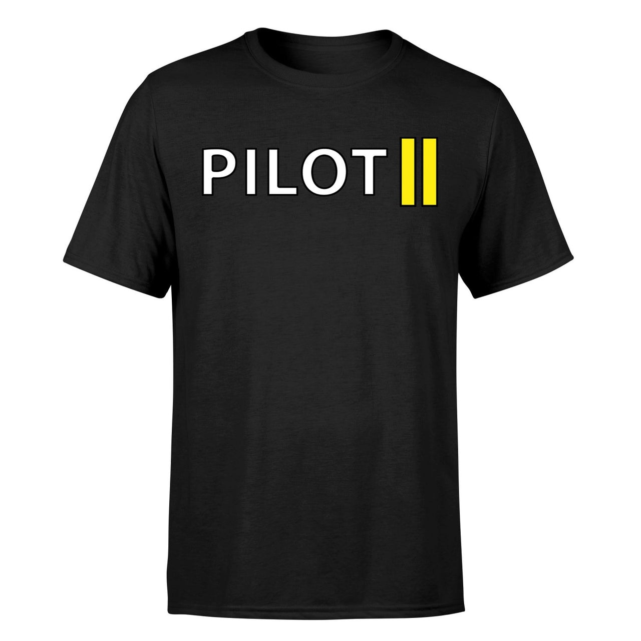 Pilot & Stripes (2 Lines) Designed T-Shirts