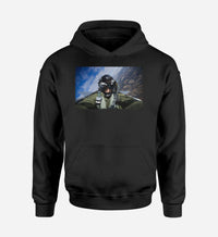 Thumbnail for Amazing Military Pilot Selfie Designed Hoodies