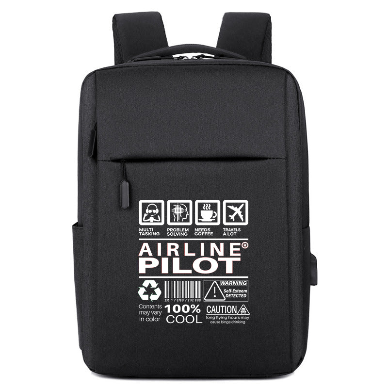 Airline Pilot Label Designed Super Travel Bags