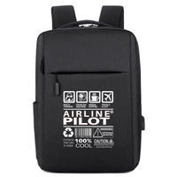 Thumbnail for Airline Pilot Label Designed Super Travel Bags